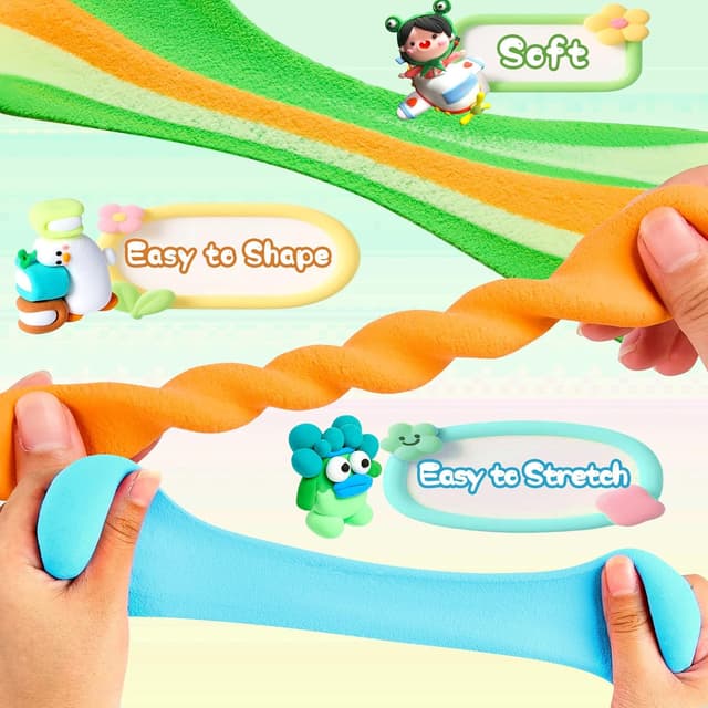 Thumbnail 1 de Bridokit Modelliermasse Lufttrocknend 60 Packungen