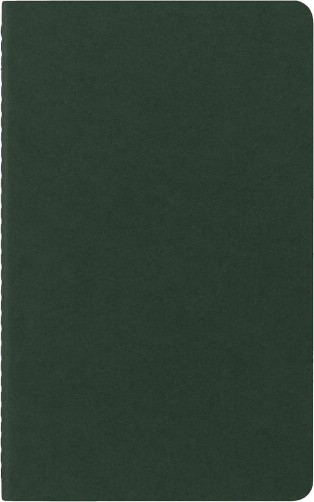 Thumbnail 1 de Moleskine Cahier Journal set of 3 notebooks (Myrtle Green), plain pages, large 13 x 21 cm, 80 pages