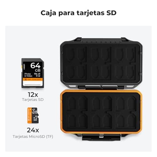 Detalle de K&F CONCEPT Étui 36 emplacements