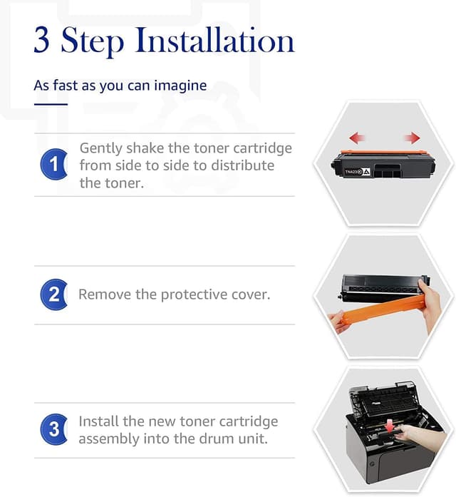 Thumbnail 6 de STAROVER TN421/TN423 cartucce toner compatibili per Brother TN-423 e TN-421 (4 confezione)