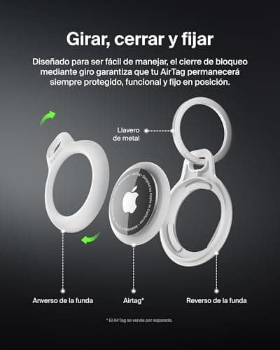 Detalle 2 de Belkin Llavero AirTag funda resistente para llaves