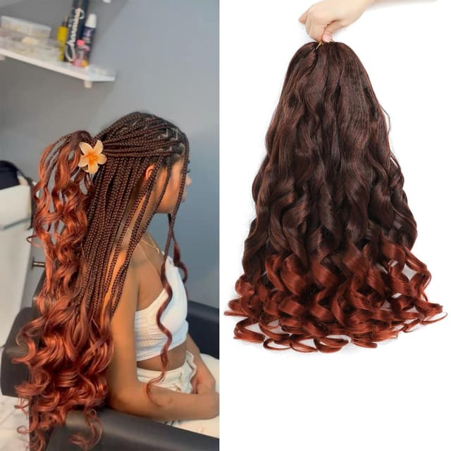 Thumbnail 6 de French Curl Braiding Hair 56 cm 1B