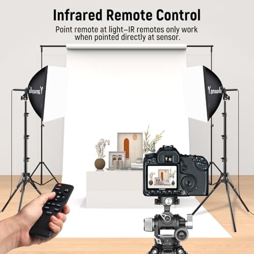 Thumbnail 1 de Set 2 Softbox 40x40 cm con lampade LED 95W per studio fotografico