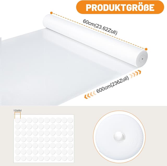 Detalle 2 de Dntorx Schubladenmatte 60 x 600 cm EVA