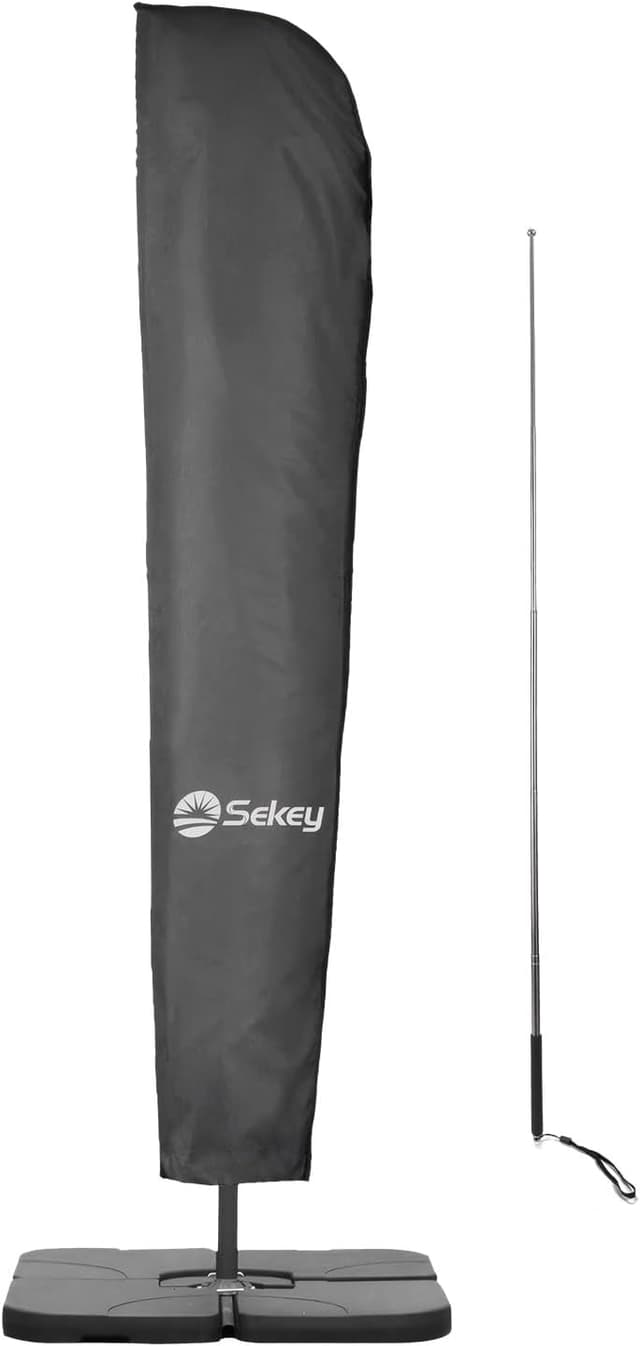 Detalle de Sekey custodia per ombrello a lampione 265×48/70 cm in poliestere impermeabile e anti-UV