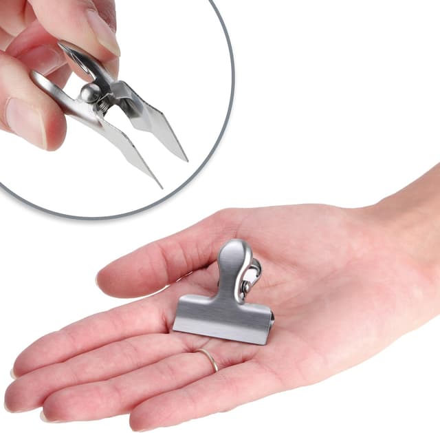 Thumbnail 4 de com-four Lot 10 pinces 4 x 4 cm