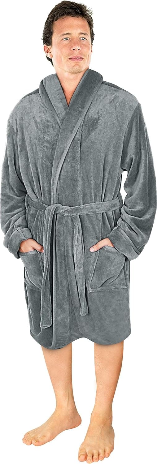 Imagen de NY Threads Vestaglia da uomo con collo a scialle en OfertitasTOP