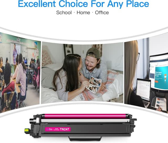 Thumbnail 6 de LxTek TN-247/TN-243 Compatible Toner 4-pack (Black, Cyan, Magenta, Yellow) for Brother