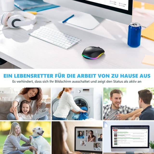 Thumbnail 6 de seenda Kabellose Maus 2000 DPI