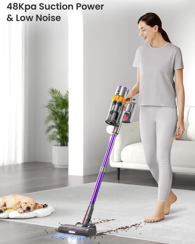 Detalle 2 de Cordless Vacuum Cleaner 48Kpa 60Min battery life 🧹