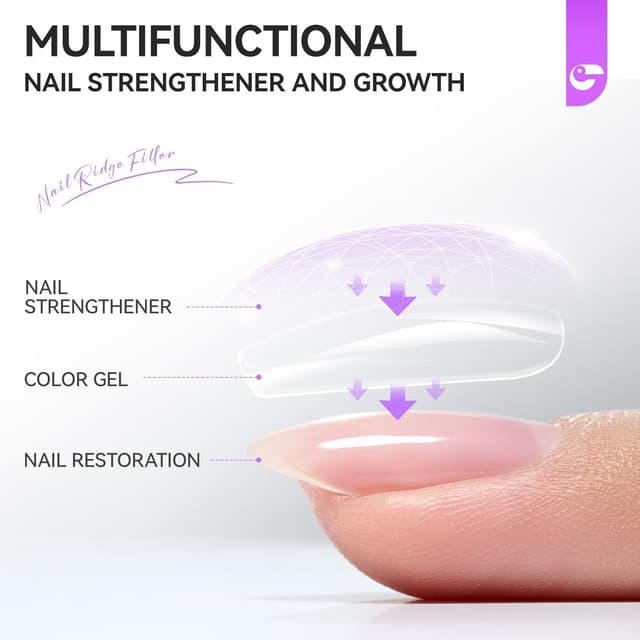 Detalle 2 de Gelike ec Nagelhärter 15 ml für brüchige Nägel