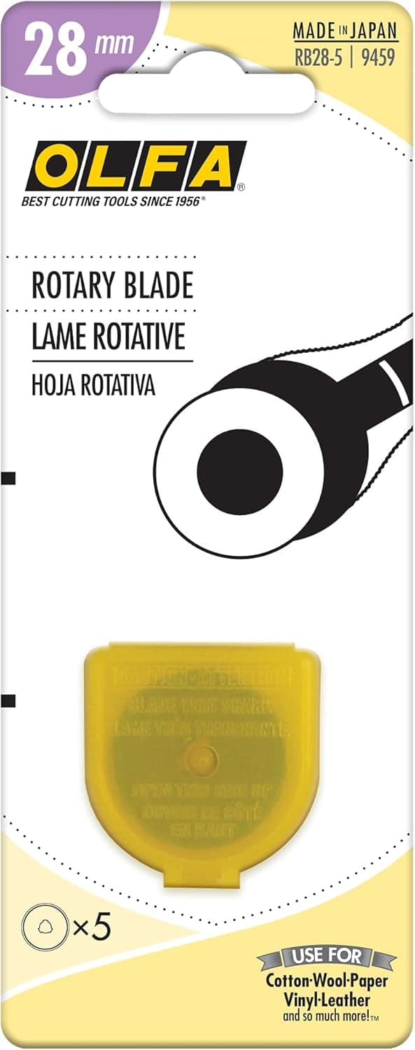 Thumbnail 2 de Olfa Cuchilla Giratoria de 28 mm - Paquete de 5 ✂