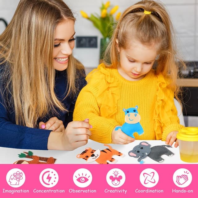 Thumbnail 4 de Vicloon kit cucito bambini in feltro 10