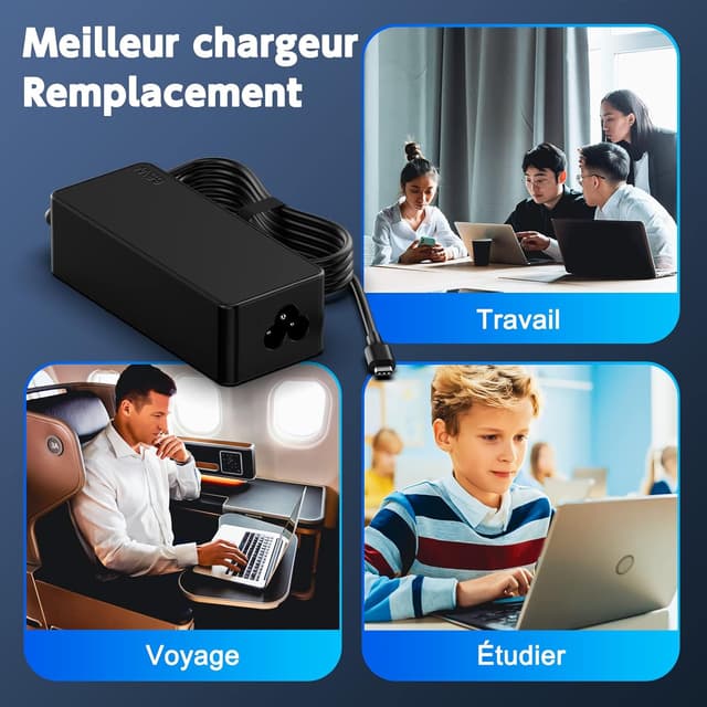 Thumbnail 6 de USB‑C Laptop-Netzteil 65W für Lenovo ThinkPad & Yoga – passend für viele Modelle