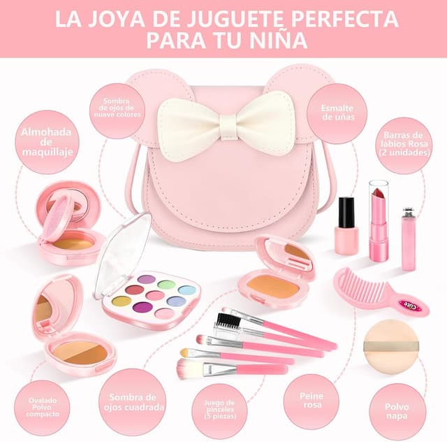 Thumbnail 1 de Maquillaje para Niñas 20 PCS maletín juego 3-12 años