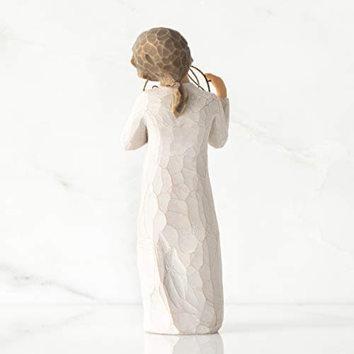 Detalle de Willow Tree Figura niño con cartel Love you Home Deco Enesco 🏠