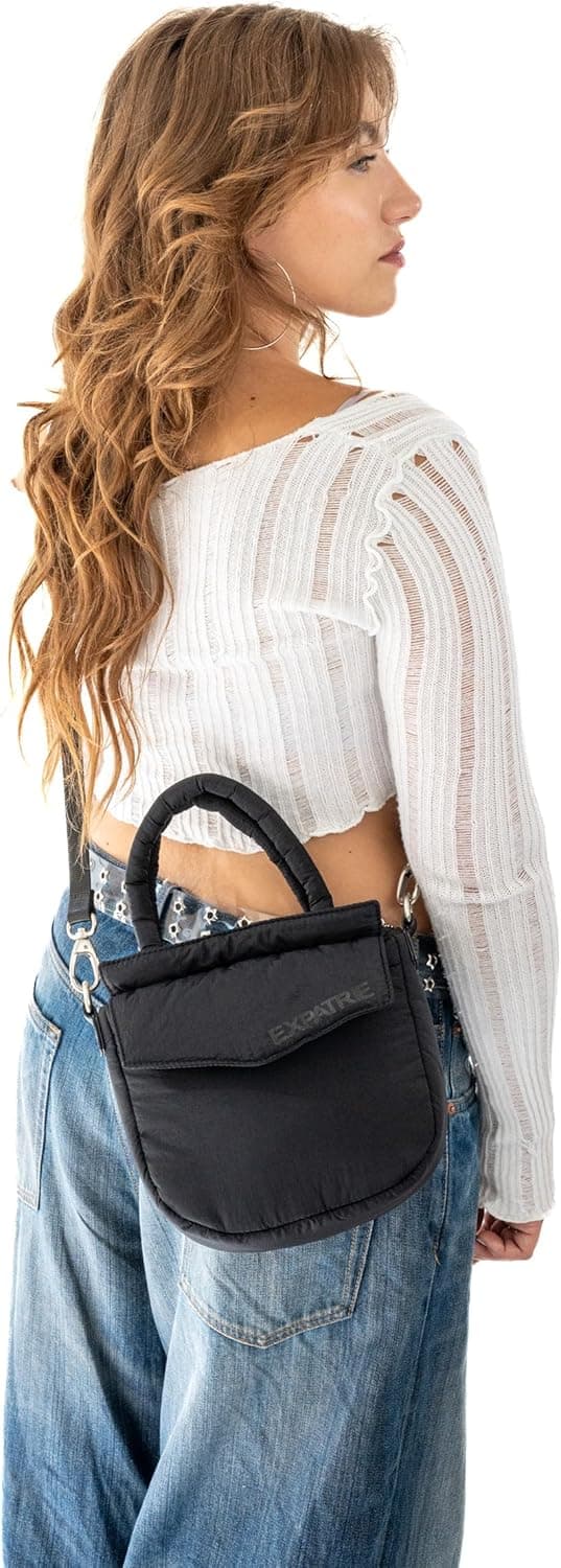 Thumbnail 6 de Expatrié Poppy Small borsa a tracolla piccola da donna in nylon riciclato