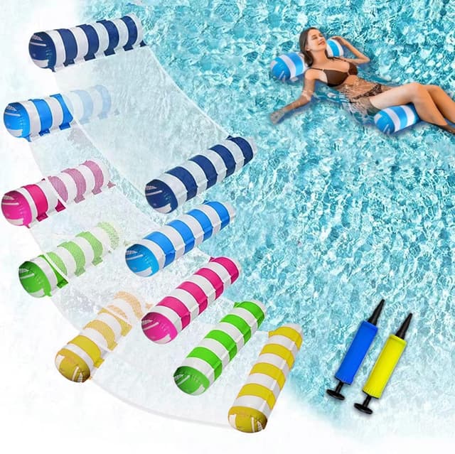Detalle de JUXIAO 5-Pack XL pool floats, 4-in-1