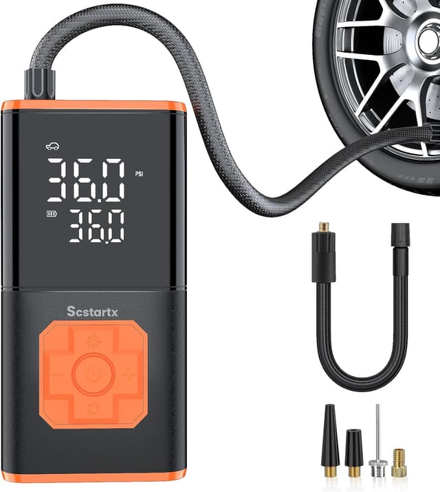 Imagen de Portable Air Compressor 150 PSI Cordless Tire Pump en OfertitasTOP