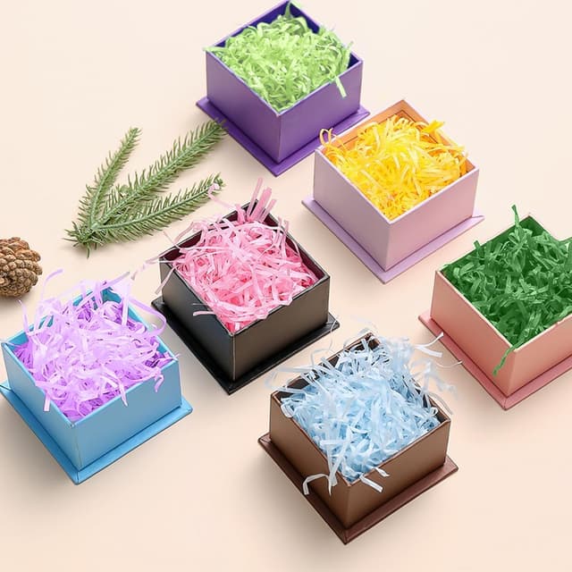 Thumbnail 5 de Bluelves 2er-Set Osterkörbchen aus Weide/Bambus mit ca. 100 g Ostergras Grün zum Befüllen