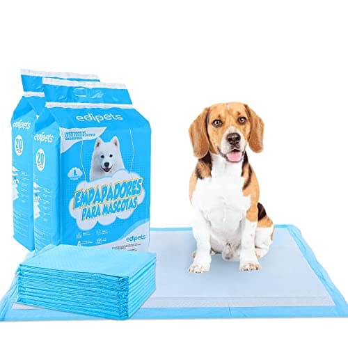 Detalle de Edipets Empapadores para perros 60×60 cm, 40 uds