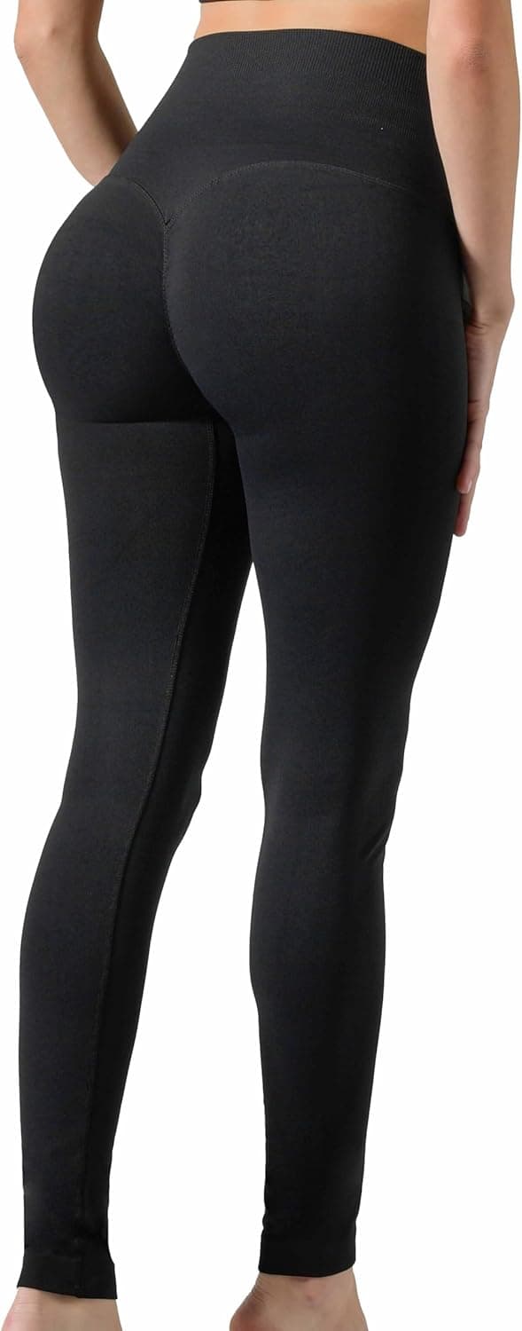 Detalle de Risalti Leggins Push Up Sculpt a vita alta seamless Made in Italy per yoga e fitness