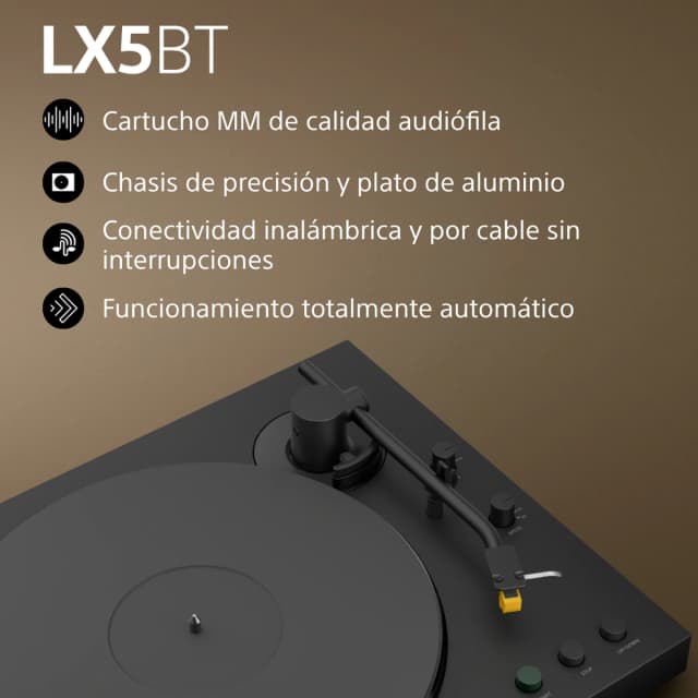 Detalle 2 de Sony PS-LX5BT tocadiscos con Bluetooth