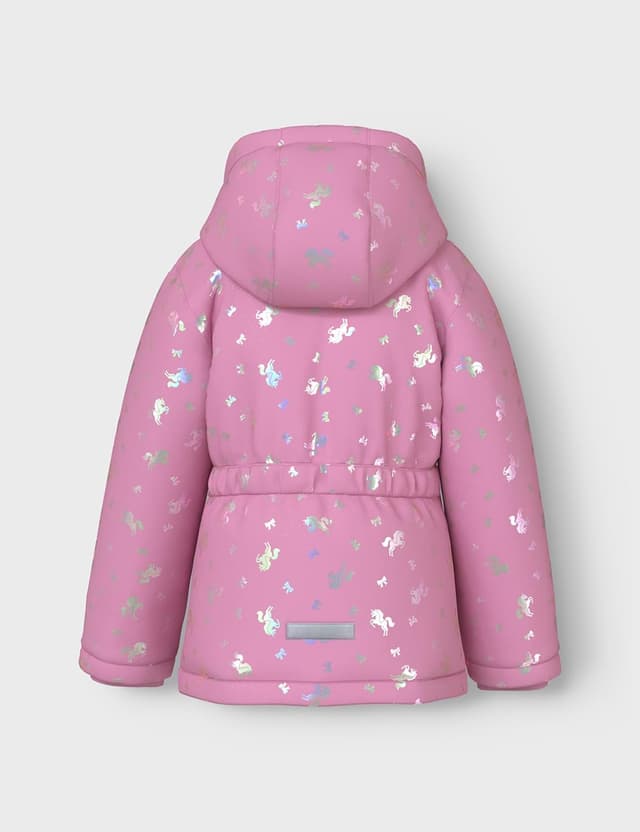 Detalle 2 de NAME IT Mädchen Kurzjacke Nmfmaxi Jacket Foil Noos (1er Pack)