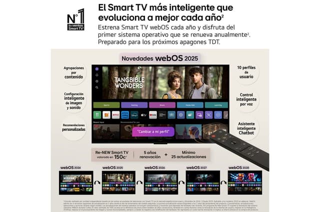 Thumbnail 5 de LG QNED87 43 pulgadas 4K Smart TV 2025