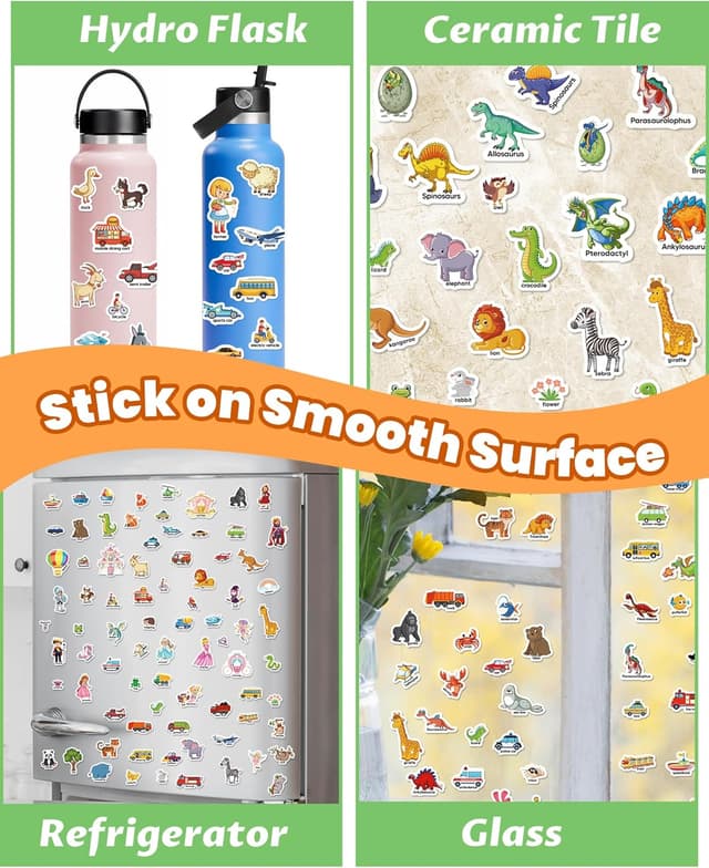 Thumbnail 4 de Walenced Reusable Sticker Book for Toddlers 🎨