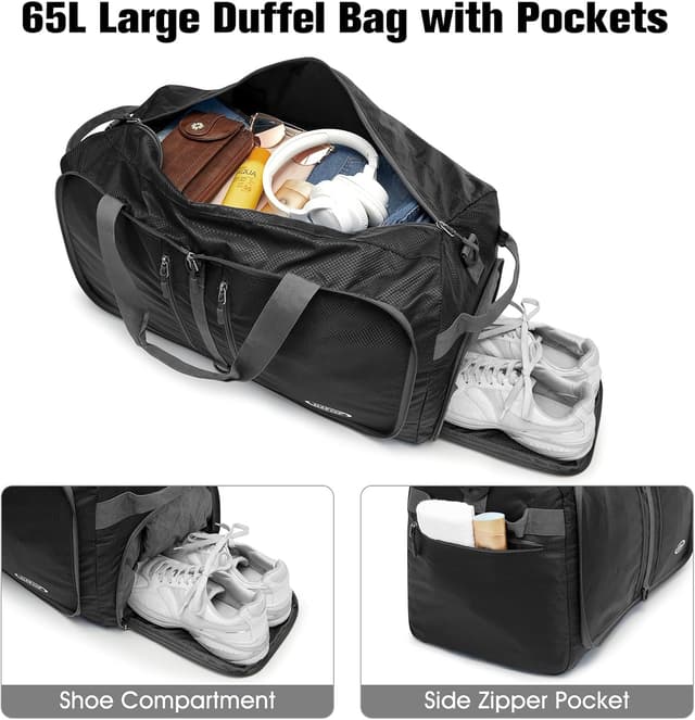 Detalle de G4Free Bolsa de Lona Plegable 40L