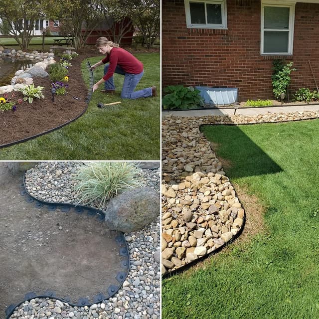 Detalle de 15M Garden edging borders, 4 inch