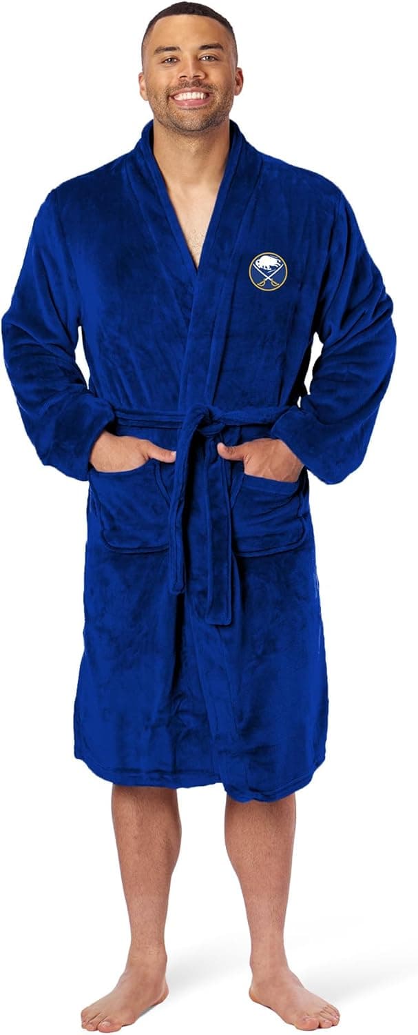 Detalle 2 de Northwest NHL Silk Touch Bath Robe (Large/X-Large)