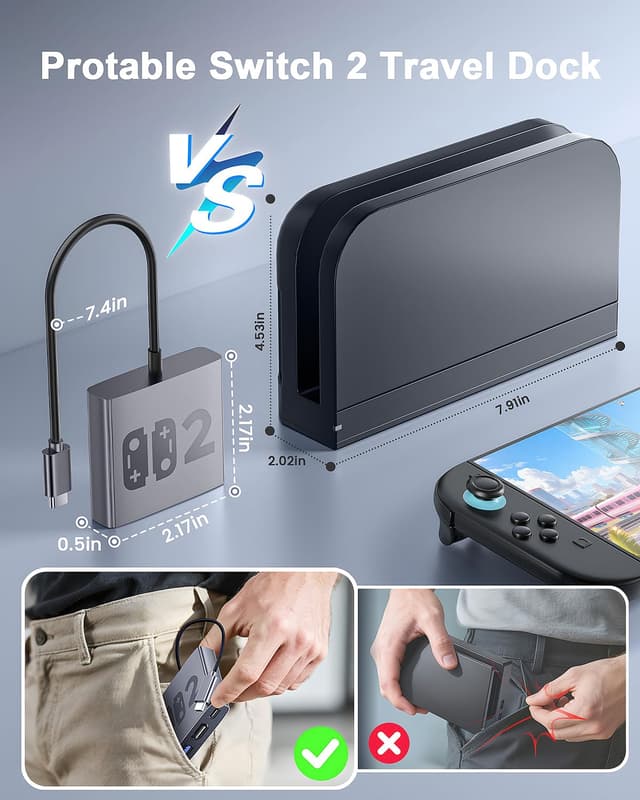 Thumbnail 5 de Bemkiru Switch 2 Dock 4K