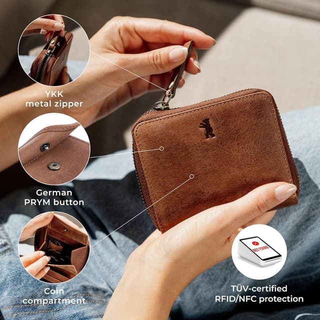 Thumbnail 4 de Berliner Bags Palermo Cartera Pequeña 11,5x9,5 cm 👜