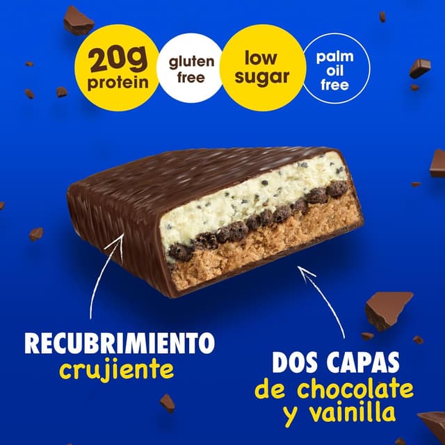 Detalle 1 de Enervit The Protein Deal: Barritas Choco & Vainilla 🍫
