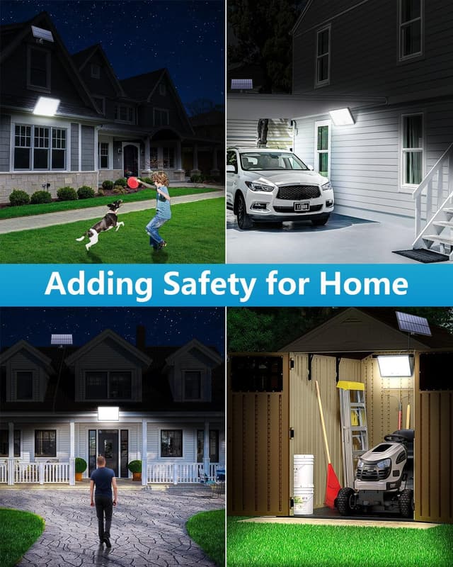 Thumbnail 6 de Topabol Lampe Solaire 400LED extérieur