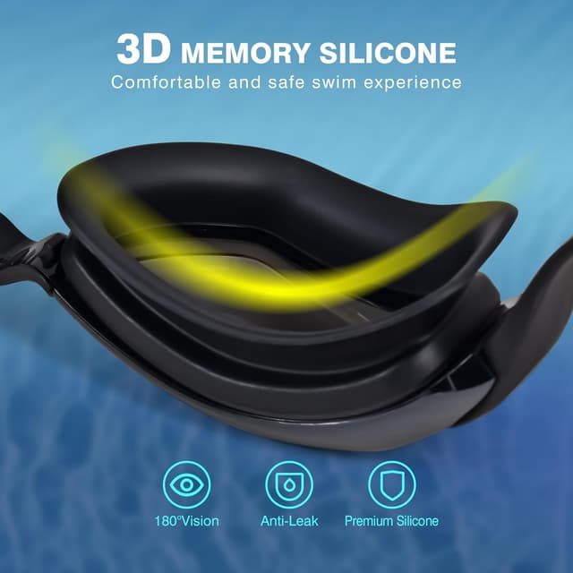 Thumbnail 4 de Dizokizo Schwimmbrille AntiâFog UV Schutz đ