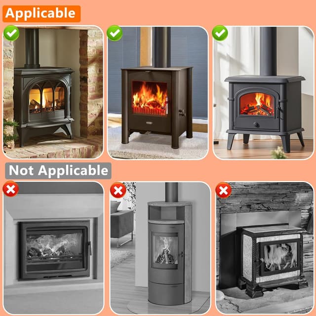 Thumbnail 6 de Tomersun Log Burner Stove Fan 6 Blades with Thermometer Woodburning Heat Powered Fire Fans for Fireplace/Wood Burning Stove/Log Burner
Tomersun Log Burner Stove Fan 6 Blades with Thermo…