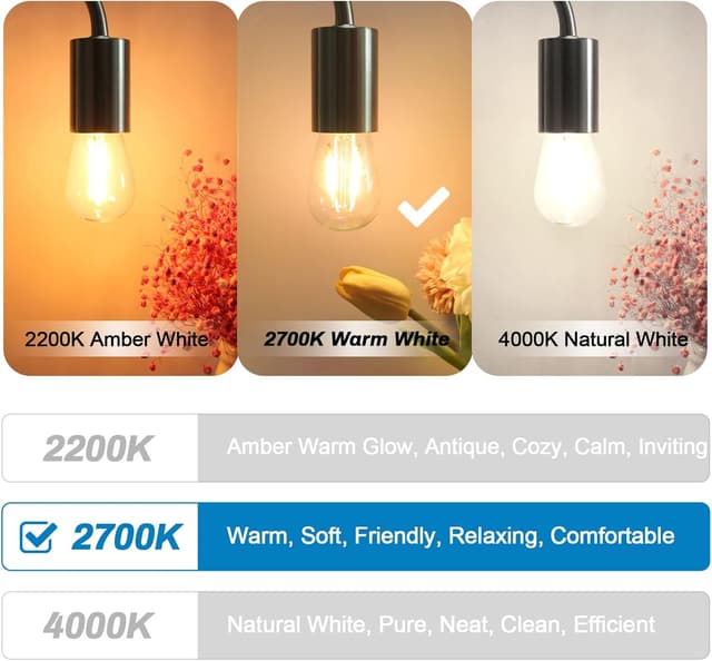 Detalle 2 de LangPlus+ 2 W LED Edison S14 E27