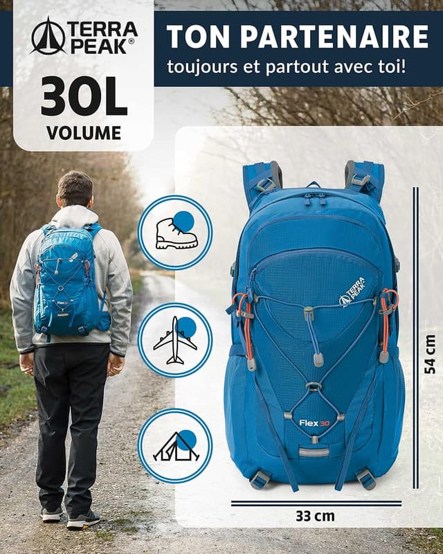 Detalle 2 de Terra Peak FLEX 30 sac randonnée 30 L