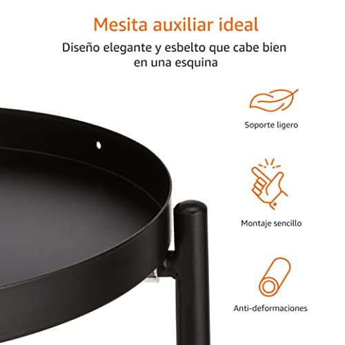 Thumbnail 3 de Amazon Basics Jardinera Redonda Negra 🌱