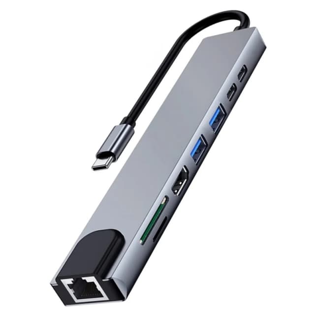 Imagen de Ewent USB-C a Dock multipuerto 8 en 1, HDMI 4K 87W en OfertitasTOP