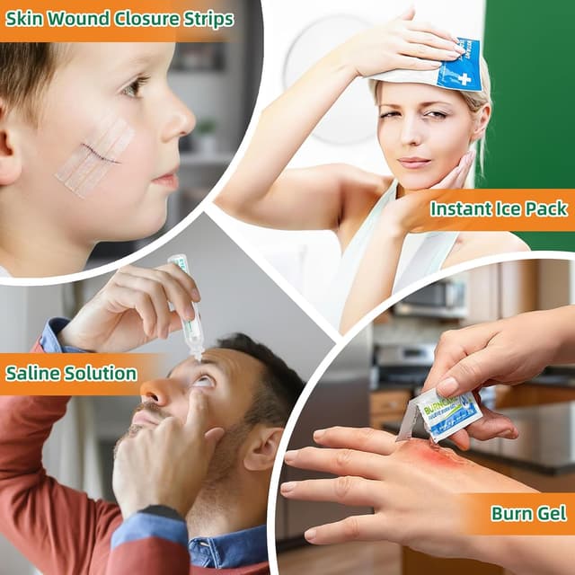 Detalle 2 de HONYAO First Aid Kit 180 pcs, Compact