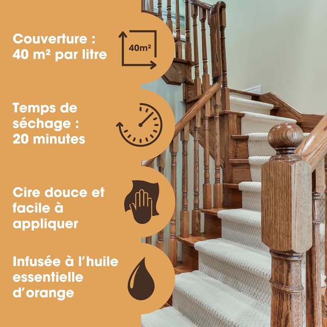 Thumbnail 4 de Cire Bois & Polish Furniture Clinic huile orange 250 ml