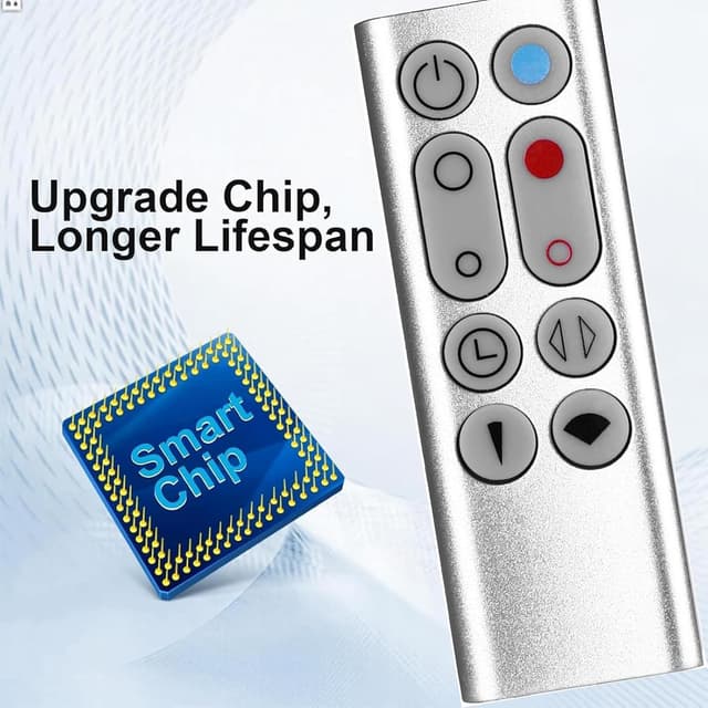 Detalle 2 de Replacement Fan Remote Control for Dyson Pure Hot+Cool Purifying Heater (HP00/HP01) — No Battery