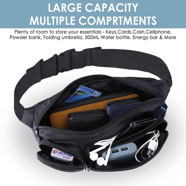 Thumbnail 1 de Eono Water Resistant Bum Bag 26.7–46.4in