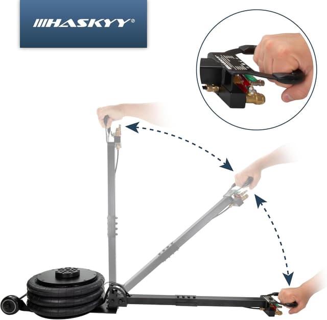 Thumbnail 5 de HASKYY Pneumatischer Wagenheber 5T 150–400mm