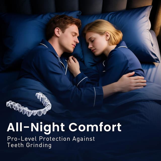 Detalle de EVSEMO Anti Grinding Guard for Clenching Teeth at Night (Upper Teeth Night Mouthguard for Adults)