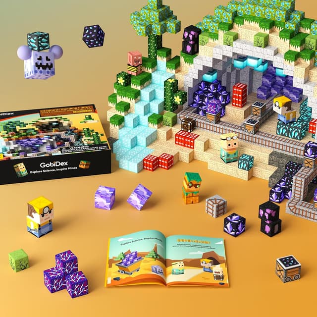 Detalle 2 de GobiDex MagWonder 100 piezas bloques magnéticos